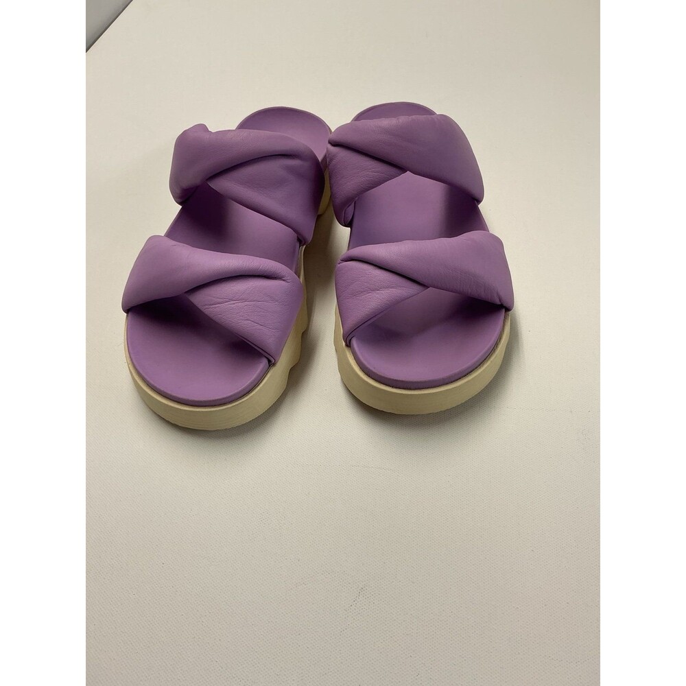 SOREL Women's Purple Twisted Strap Slide Sandals - Picture 8 of 8